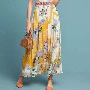Anthropologie Mischa Maxi Skirt XS